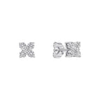 Diamonfire Zirconia Cluster Flower Stud Earrings