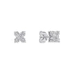Diamonfire Zirconia Cluster Flower Stud Earrings
