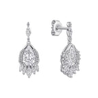 Diamonfire Teardrop Chandelier Earrings