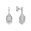 Diamonfire Teardrop Chandelier Earrings