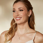 Diamonfire Marquise Pearl Drop Stud Earrings