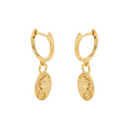 Laura Ashley Fashion Baythorne Roses Assembled Hoop Earrings