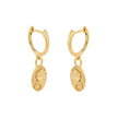 Laura Ashley Fashion Baythorne Roses Assembled Hoop Earrings