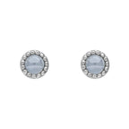 Beginnings Milgrain Semi-Precious Cabochon Birthstone Earrings
