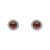 Beginnings Milgrain Semi-Precious Cabochon Birthstone Earrings
