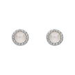 Beginnings Milgrain Semi-Precious Cabochon Birthstone Earrings