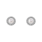 Beginnings Milgrain Semi-Precious Cabochon Birthstone Earrings