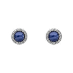 Beginnings Milgrain Semi-Precious Cabochon Birthstone Earrings
