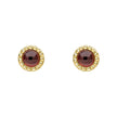 Beginnings Milgrain Semi-Precious Cabochon Birthstone Earrings