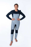 Merino Insulator Series Womens 5/4 Hooded Chest Zip Steamer