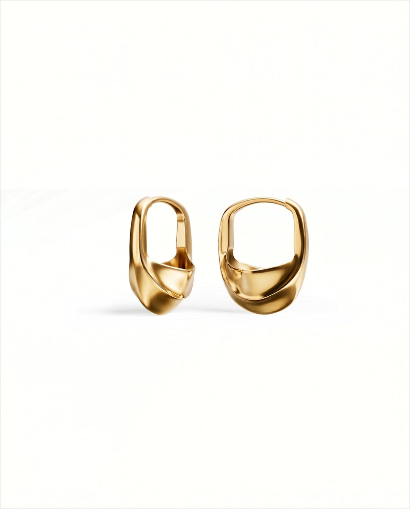 Elya Hoops | Gold Vermeil