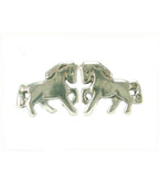 Silver Steed Small Silver Horse Studs