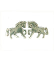 Silver Steed Small Silver Horse Studs