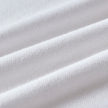 Egan men's shorts sleeve zip neck pique polo - White
