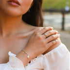 Bracelet Eina main de Fatma et œil protecteur | Argent