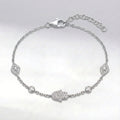 Bracelet Eina main de Fatma et œil protecteur | Argent