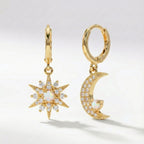 Esmae Moon & Star Earrings | 14K Gold Plated