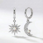 Esmae Moon & Star Earrings | 925 Silver Plated