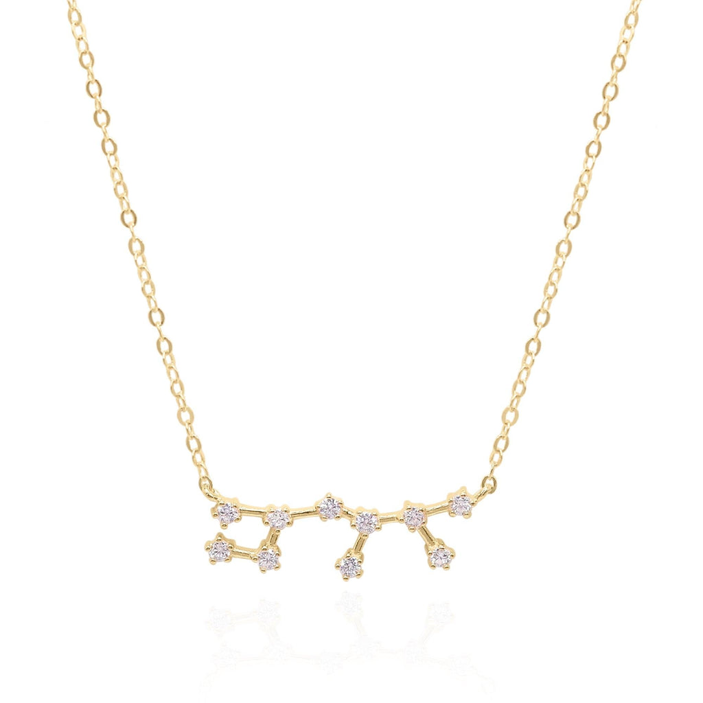 Esphyr Constellation Zodiac Necklace | 18K Gold Plated