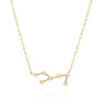 Esphyr Constellation Zodiac Necklace | 18K Gold Plated