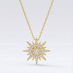 Estella Starburst Necklace | 18k Gold Plated