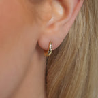 Esti Star Hoop Earrings | 18K Gold Plated