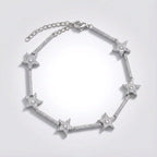 Etta Sparkling Star Bracelet | Silver Plated