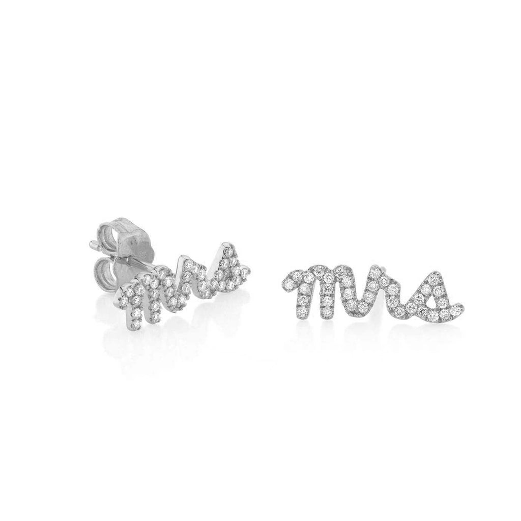 Boucles d'oreilles clous Ettie « Mme » | Argent sterling 925