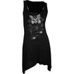 BRIGHT EYES - Goth Bottom Camisole Dress Black