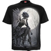 REFLECTIONS - Camiseta Negra Estampado Delantero