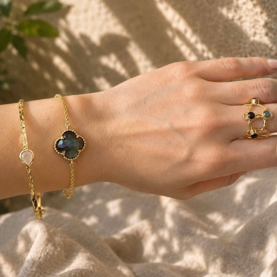 Bracelet de pierres Tyche Labradorite
