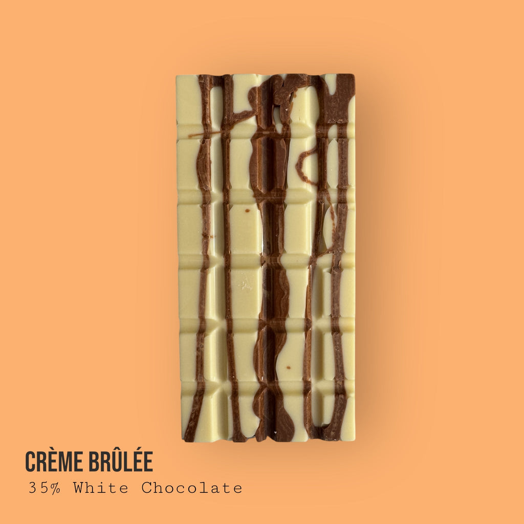 Creme Brûlée Custard & Vanilla with Toasted Sugar Inspired White Chocolate Dessert Bar 230g