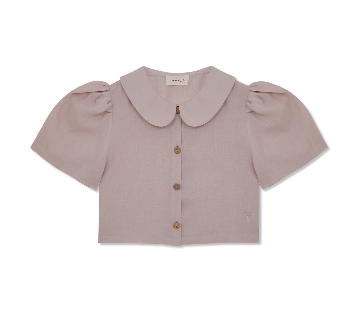 Frances Linen Cropped Blouse  - Primrose - size M on pre-order for end of September delivery