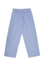 Maya Linen Trousers - Baby Blue Stripe