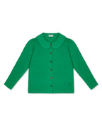 Claudine Linen Blouse  - Jade