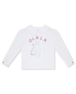OLALA Embroidered Claudine Linen Blouse - White  x Laetitia Rouget - size M on pre-order for the end of September delivery