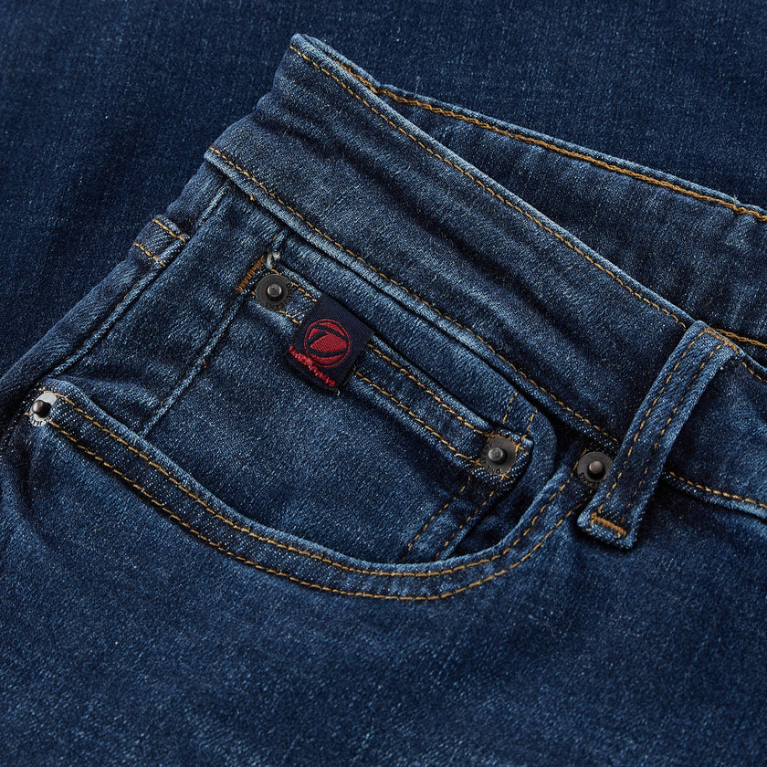 Florida Tapered Fit Jeans In Dark Blue