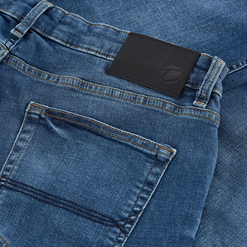 Florida Tapered Fit Jeans In Mid Blue