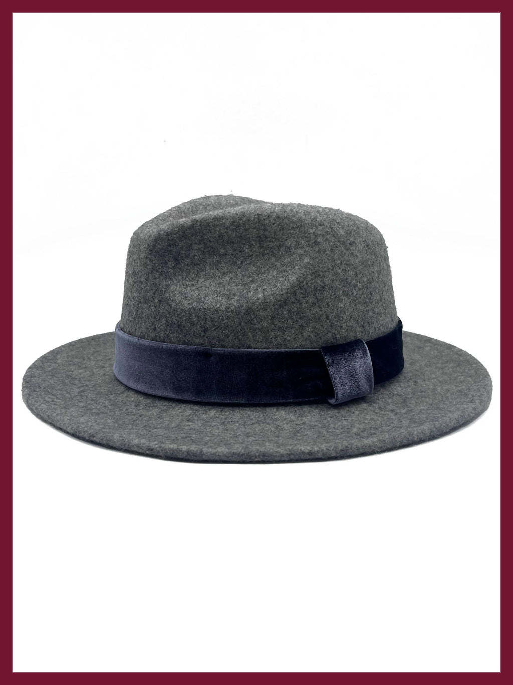 Frankie Wool Fedora - Grey
