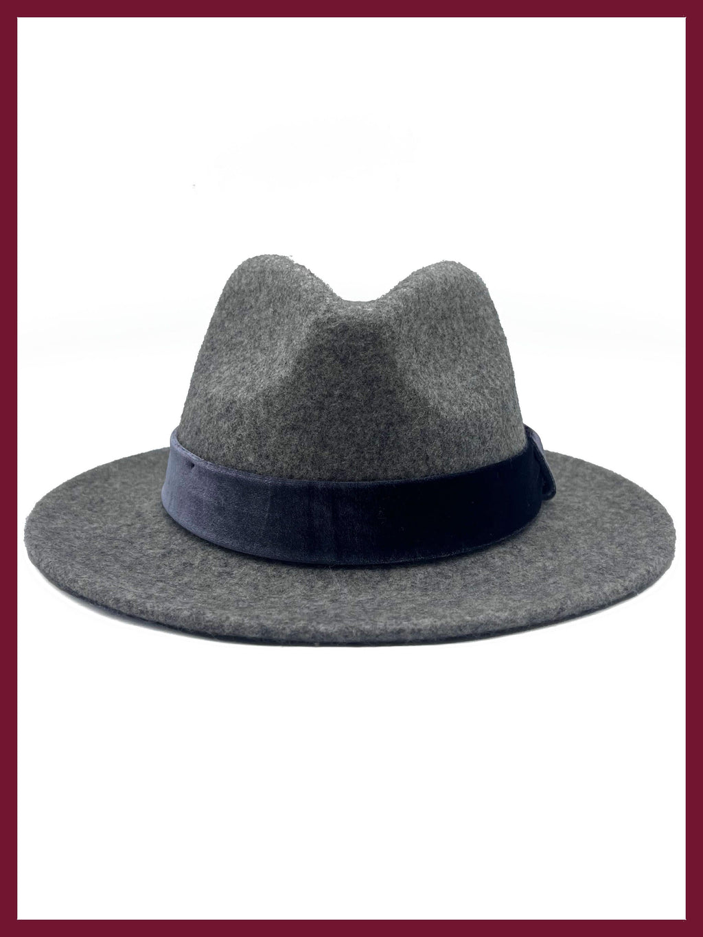 Frankie Wool Fedora - Grey