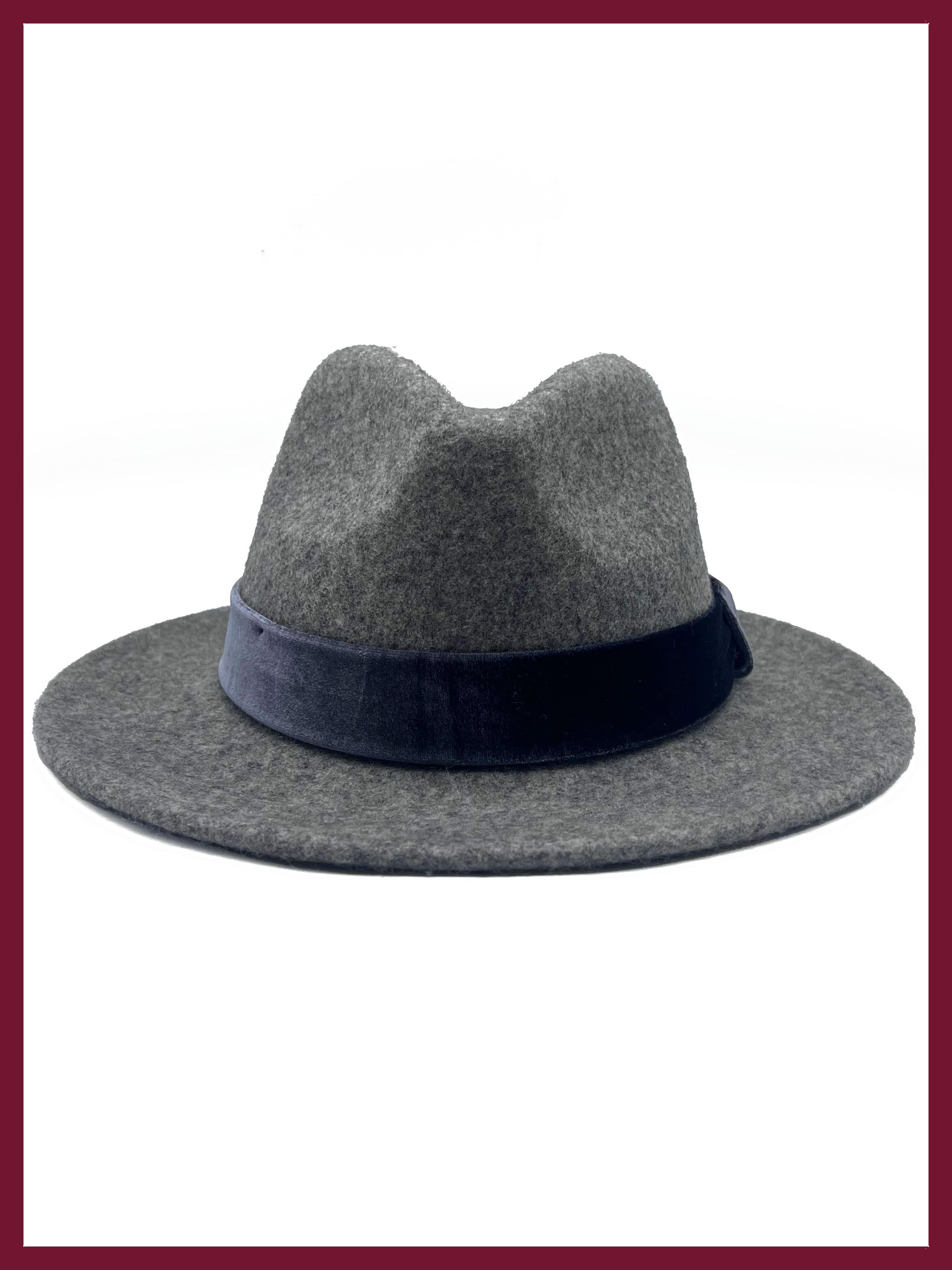 Frankie Wool Fedora - Grey