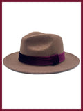 Frankie Wool Fedora - Mink