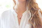 Pendentif fantaisie ambre et argent