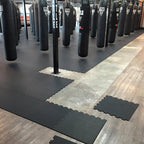 10mm Black Interlocking Floor Jigsaw Mats