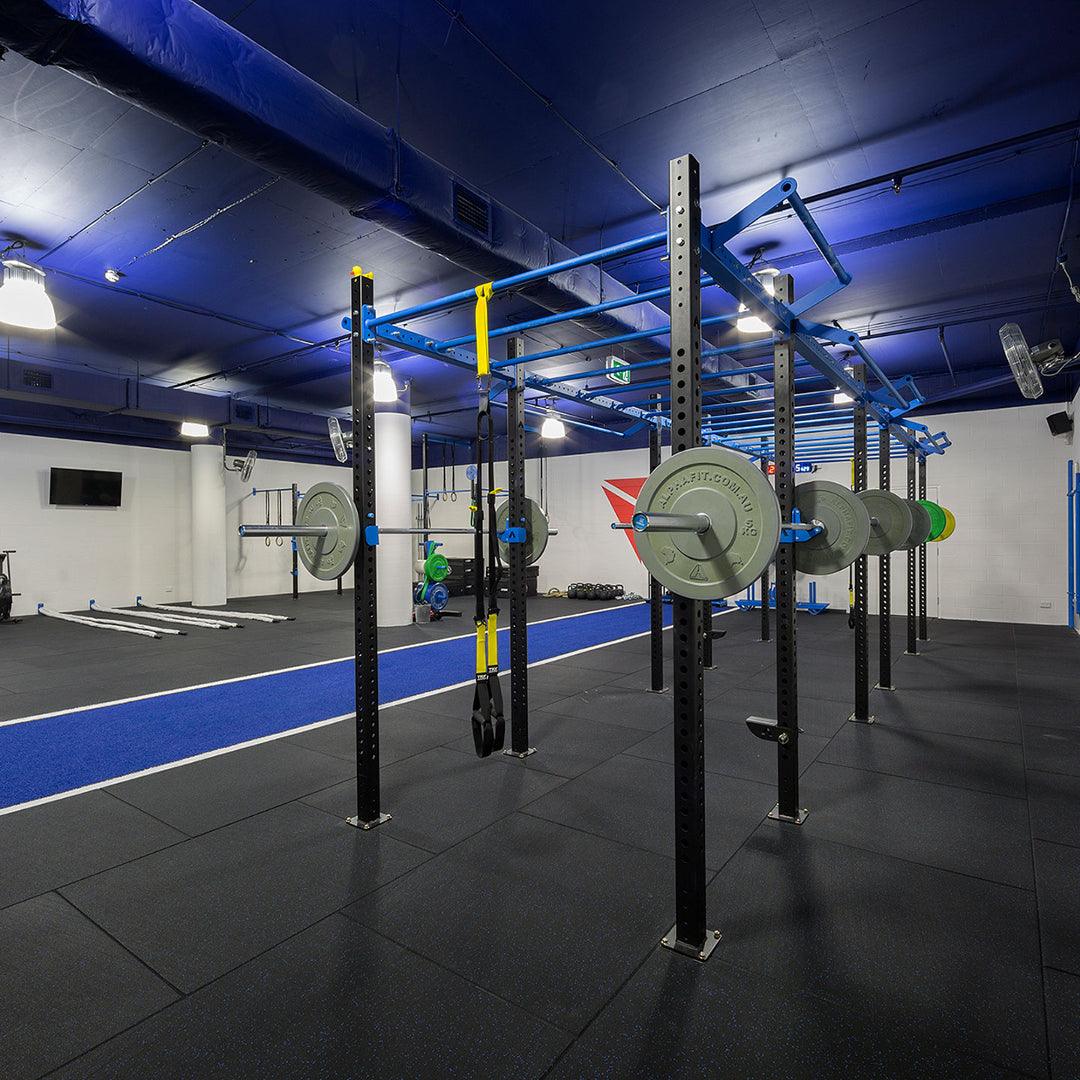 20mm PRO Interlocking Gym Tiles – Connection Inserts Included