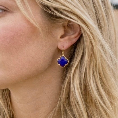 Tyche Gemstone Earrings Lapis