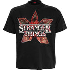 DEMOGORGAN LOGO - Front Print T-Shirt Black