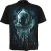 ALIEN - XENO MORPHE - T-shirt Imprimé Avant Noir