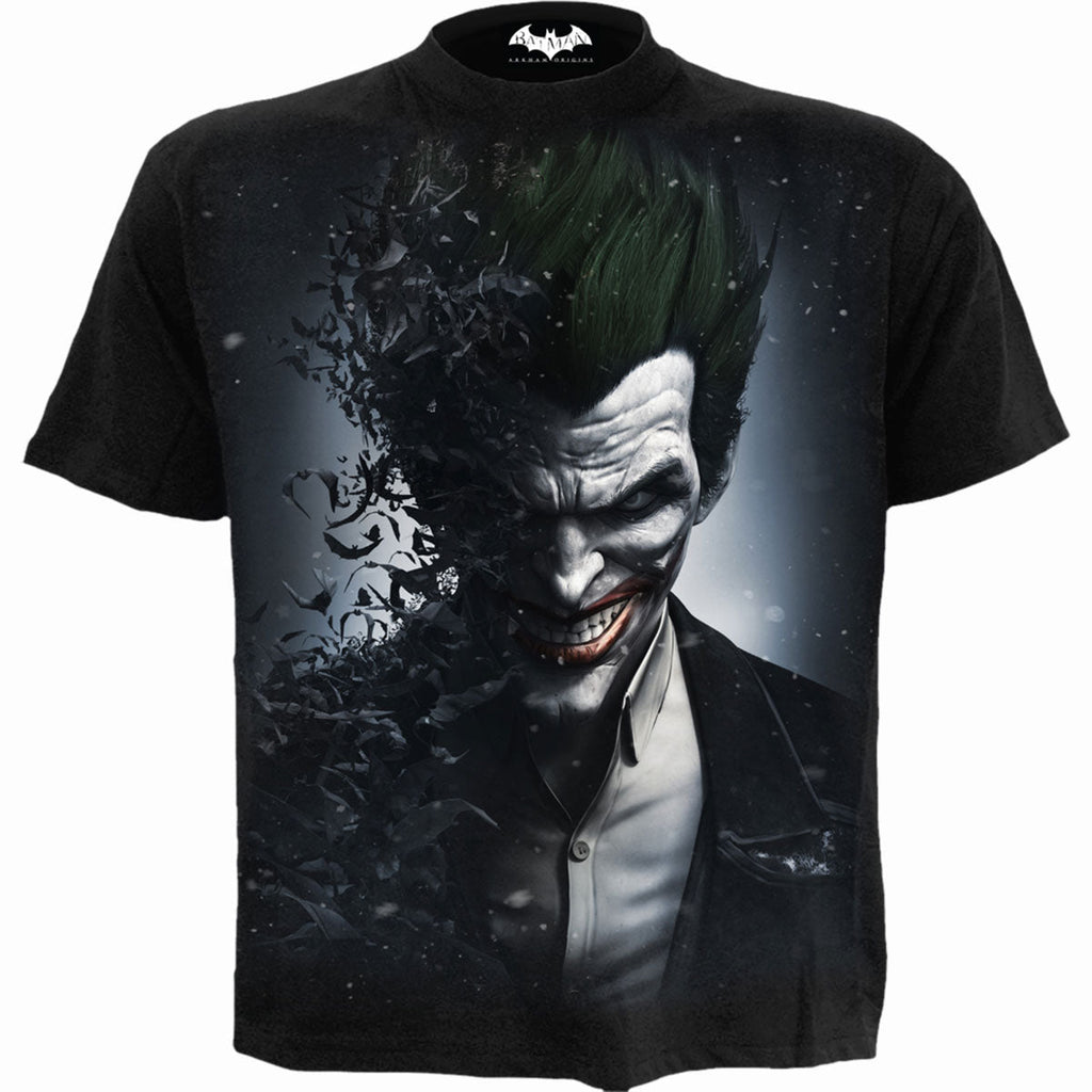 JOKER - ARKHAM ORIGINS - T-Shirt Noir