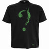 RIDDLER - GLOW IN THE DARK LOGO - Front Print T-Shirt Black